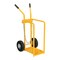 Vestil Yellow Welding Cylinder Hand Truck Molded Rubber Wheel 150 lb Capacity CYHT-1 - alternate 1